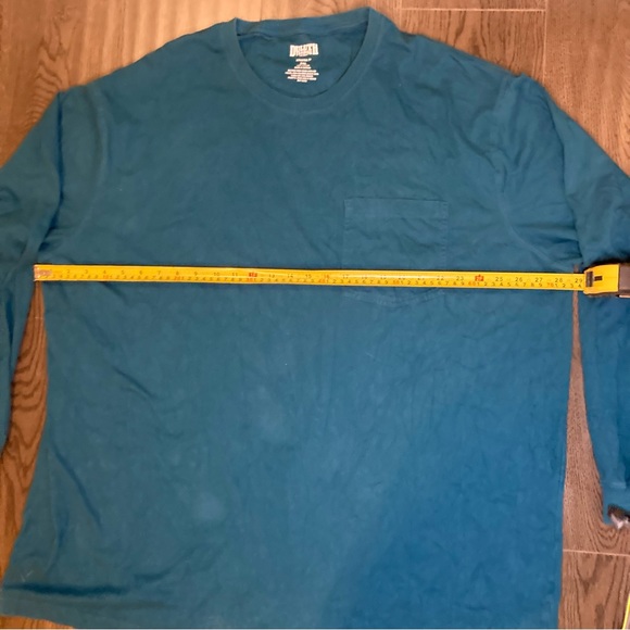 Duluth Trading Longtail T Shirt Mens 3XL Blue Long Sleeve 100% Cotton Workwear - Picture 8 of 11